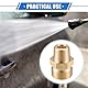 VekAuto Hochdruckreiniger-Anschluss, 3/8 NPT auf M22x1.5 männlicher Adapter aus Messing Schraubenschlauchanschluss Universal für Hochdruckreiniger Schnellkupplung Messing Kupferfarbe