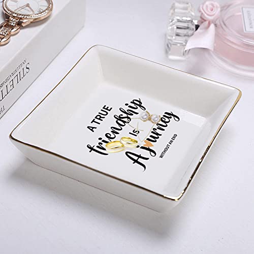 Image of Friendship Gift Best Friend Birthday Gifts for Women Friends Trinket Dish