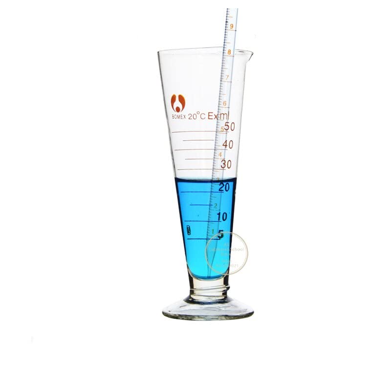 1 pièces Tasse à mesurer Triangulaire 50 ML à 2000 ML, Laboratoire de Mesure Industrielle avec Tasse à mesurer Conique graduée (Size : 1000ml)