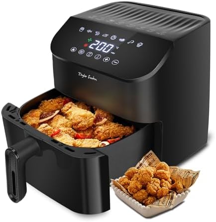 Taylor Swoden Freidora aire de 4.5 L, 8 preajustes de cocción con...