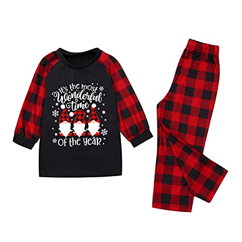 Pijama Navidad Familia, Conjunto Pijama Familiar a Juego, Pijamas de Navidad Renos Estampada, Pijamas Navideños Familiar para Mujer, Hombre, Niños1