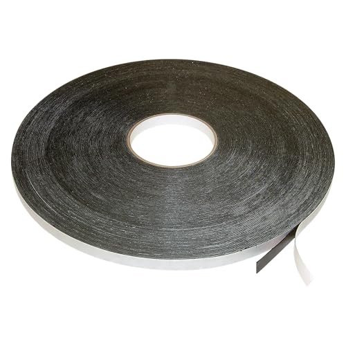 J.V. Converting JVCC Polyethylene Foam Tape, 1/2 in. x 72 yds. x 1/32 in. Thick (Black)