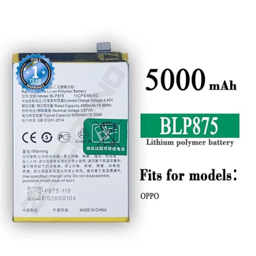 Image of Original BLP875 Battery for Oppo Q3S Battery with 1 Year Warranty**** (N52)