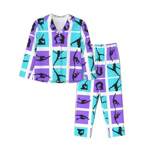 Ensemble pyjama gymnastique pour femmes : fini l'inconfort avec ce homewear boutonné