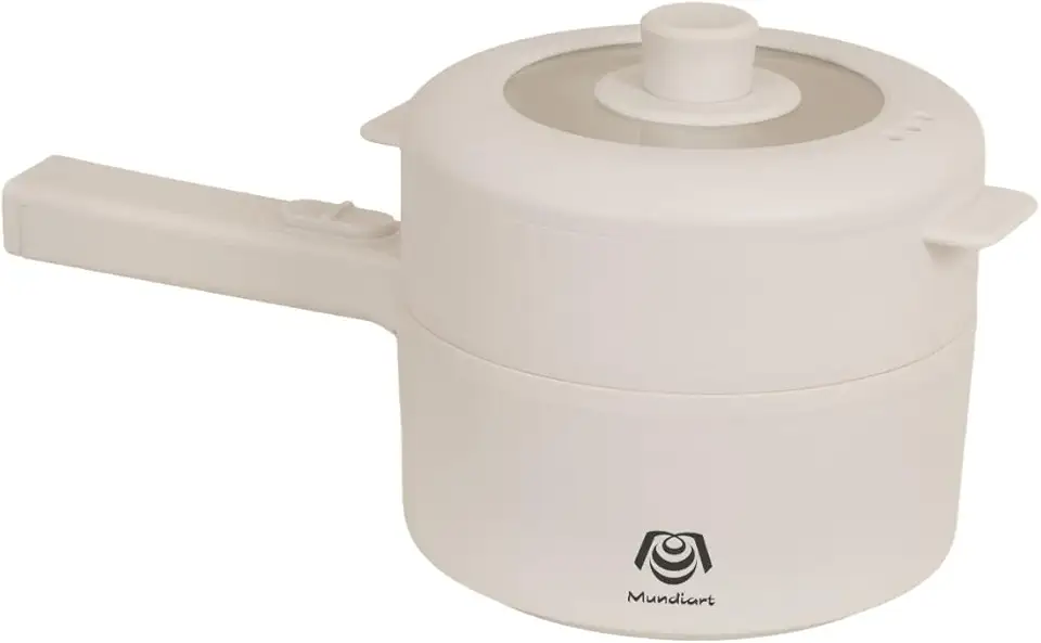 Panela Elétrica Multicooker 2 Litros Antiaderente Revestimento Cerâmico Cozinha Completa Premium (Branco - 127v)