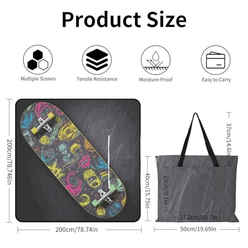 Couverture d'extérieur pliable et étanche avec fermeture éclair intégrée - 4