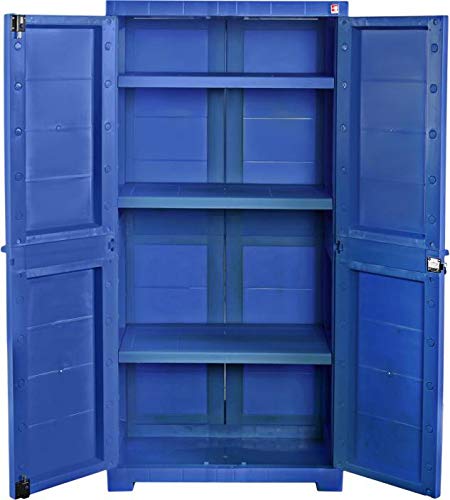 Image of Cello Big Little Racer Kids Plastic Cabinet Blue,2 Door
