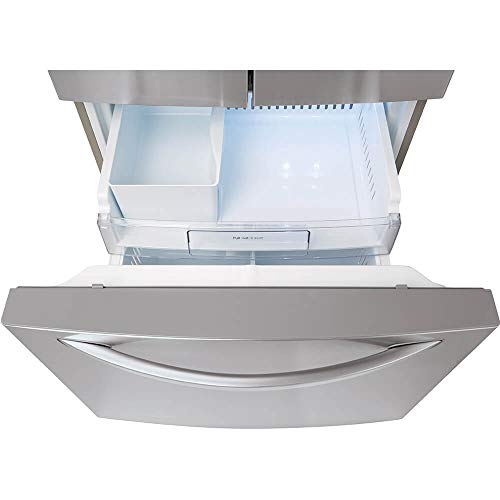 LG LFDS22520S - Refrigerator/Freezer - French Door Bottom Freezer with Water Dispenser - Width: 29.8 in - Depth: 35.5 in - Height: 68.5 in - 21.8 cu. ft - Stainless Steel on Fridge.com