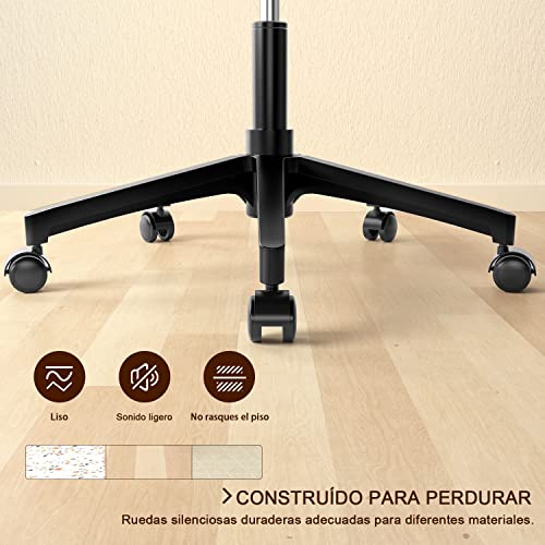 Silla Oficina Ergonómica, Silla de oficina,Silla de Escritorio Ergonómica Con Reposacabezas y Apoyabrazos ajustables, cómodo y fiable, Carga máx. 125kg/265lb