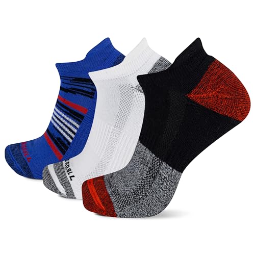Image of Merrell Unisex Adult Cushioned Low Cut Tab Socks (3-Pair)