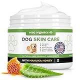 Hot Spot Treatment for Dogs - Pet Wound Care, Healing Ointment for Pets Itchy Skin Relief, Dry Skin Treatment, Natural Allergy Relief, Dog Paw Balm + Manuka Honey, Aloe Vera, Vitamin E (4 Oz.)