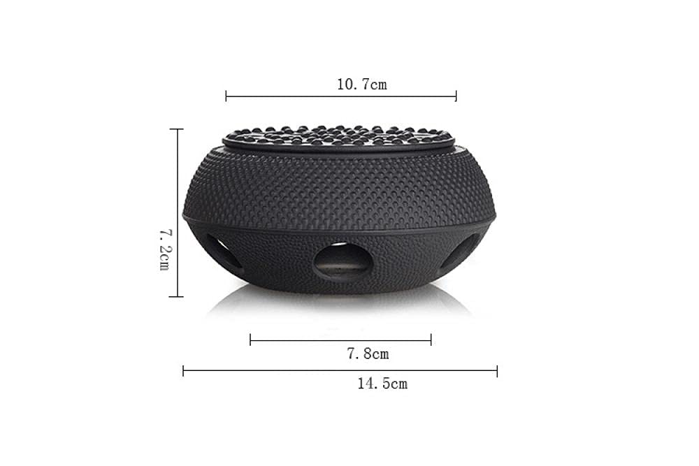 Amazon｜鋳鉄燃焼ストーブアルコールポット炉炭素炭暖房ティーポット銅
