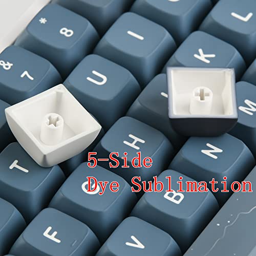 Image of Surmen XDA Keycaps Dye-Sublimation 60% Custom Keycaps 60 Percent for Cherry MX Switches Mechanical Keyboard (Apollo)