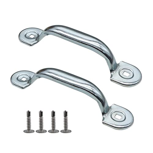 Xadnitu Garage Door Bottom Lift Handle for Most Gate Handles Replacement Heavy Duty Door Pull Handle for Garage Outdoor Closet (2 Pack)