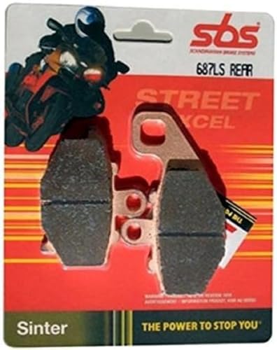 Plaquettes de frein course SBS 671RSI métal fritté pour moto de compétition