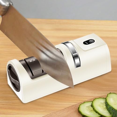 Afilador De Cuchillos Electrico, Cuchillo Electrico De Cocina, Herramienta Automática Para Tijeras Afilado Rápido Hogar, Para Uso Doméstico Cocina Restaurante Repostería