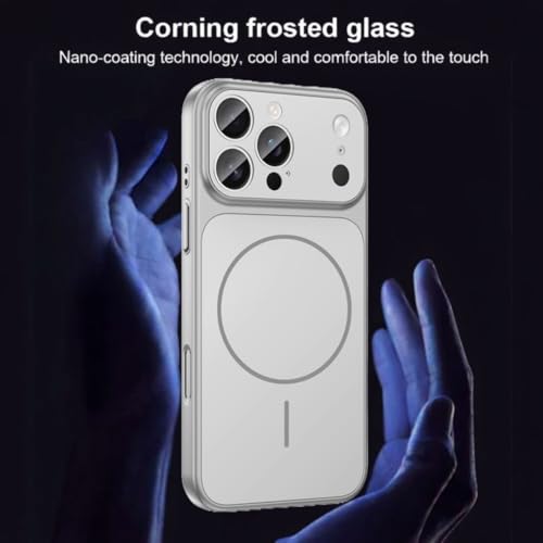 Image of SHINESTAR Converter Case for iPhone 13 Pro Max | Premium Protective Mag-Safe Cover | iPhone 17 Pro / 17 Pro Max Series Style Design | in-Built Camera Guard | Wireless Charging Compatible - Silver