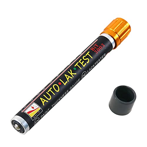 VOBOR Medidor Espesor Pintura, con Punta Magnética y Escala de Micras, Medidor de Espesor dePelícula para Comprobar la Pintura en Automóviles