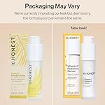 Honest Beauty Vitamin C Radiance Serum | Improves + Brightens Skin Tone and Complexion | Gentle for Sensitive Skin, Fragrance Free, Vegan | 1 fl oz - Image 2