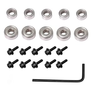 Armyjy 5465656765 Oberfräsen-Bit Kugellager Set (10 Stück)