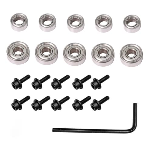 Armyjy 5465656765 Oberfräsen-Bit Kugellager Set (10 Stück)