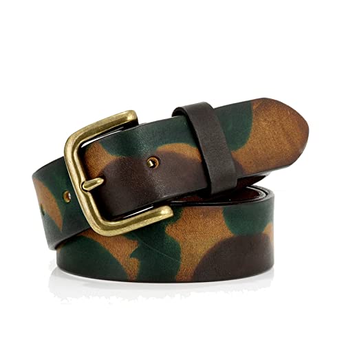 Genuine Leather Belt For Men Tactical Belt Solid Brass Buckle Sports Belt Mens Military Belt2
