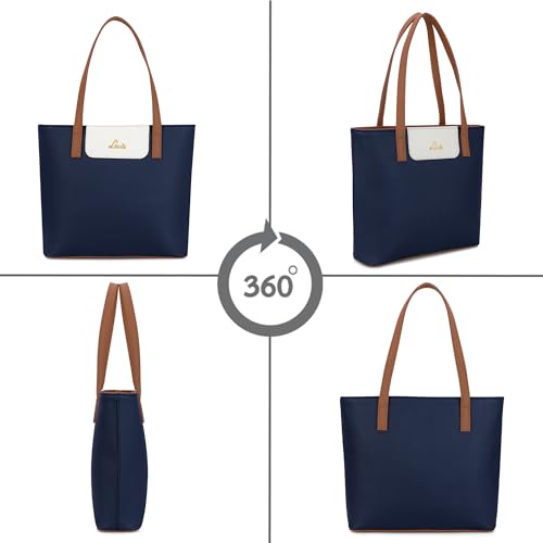 Image of Lavie Women's Colourblock Jossie Tote Bag | Tote Bag for Work | Ladies Purse | Stylish Shoulder Bag | Gift for Women