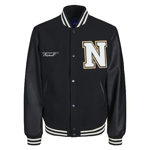 JACK & JONES Veste de Baseball Black XL Cover