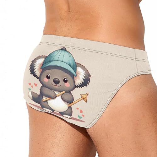 Cute Koala Men's Swim Briefs Sexy Bikini Swimwear Bathing Swimsuit Trunks Underwear3