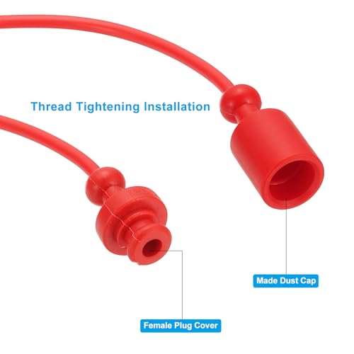 Image of PATIKIL 1 /4 inchNPT ISO-A Hydraulic Quick Disconnect Coupling, 1 Set Flat Face Hydraulic Quick Connect Coupler with Dust Caps Quick Release Coupling Set