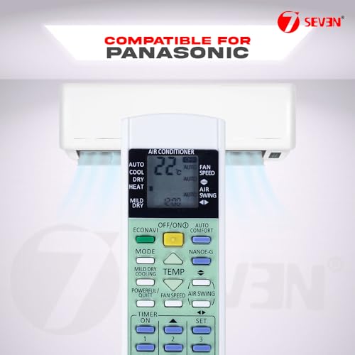 Image of 7SEVEN Compatible for Panasonic AC Remote Original 29B Model 1 1.5 2 Ton Split or Window Air Conditioner