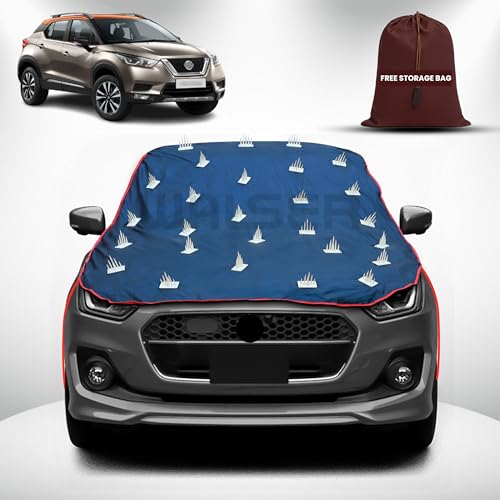 Image of WALSER Spike Car Cover for Nissan Kicks | Anti-Climb Nail Guard for Dogs & Monkeys | Protects Bonnet, Roof & Dicky | UV, Dust & Snow Protection | Spike Cover with 4 Adjustable Hook