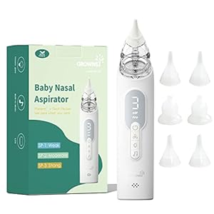 GROWNSY Upgrade Nasal Aspirator for Baby+3...