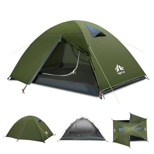Night Cat 2-Persons Backpacking Tent:...