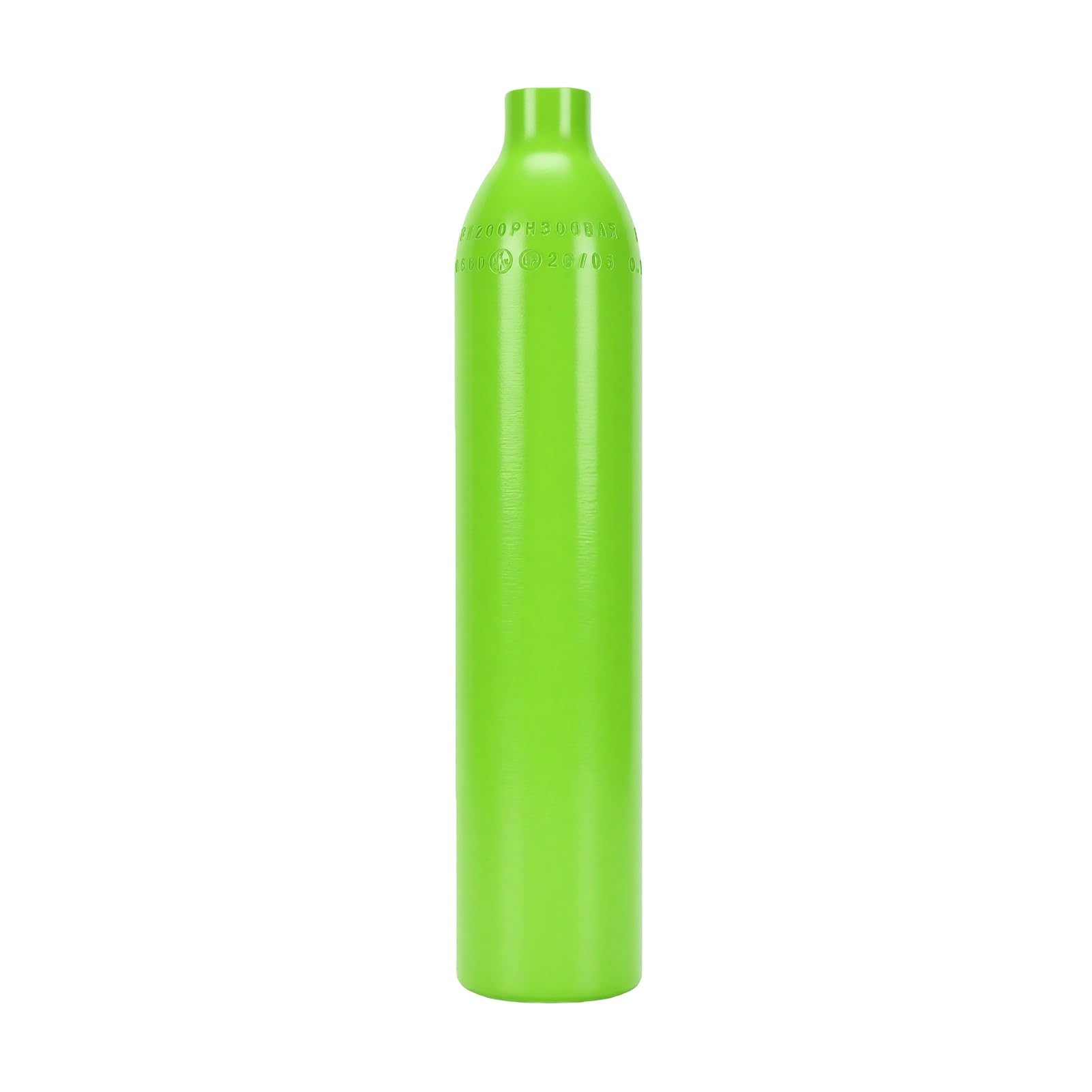 Botella de Buceo Compacta con Manómetro, Capacidad de 0.5 L