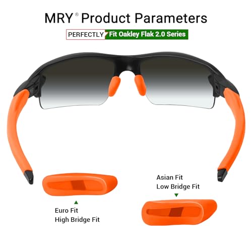 Image of Mryok Replacement Earsocks Nosepieces Kits for Oakley Flak 2.0 OO9295 / 2.0 XL OO9188 - Options