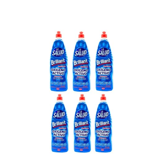 LA SALUD Limpiahogar Multiusos Oxigeno Activo 1L Caja PACK DE 6 FORMATO AHORRO (6unidades)