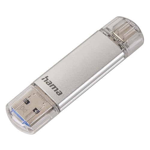 Chiavetta USB 3.0 e USB 3.1, tipo C argento argento 128 GB - Chiavetta USB - Immagine 1