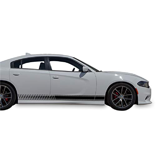 Universal Side Stripes Stickers Decals Graphic Compatible with Dodge Charger RT,SXT 2011 - 2022