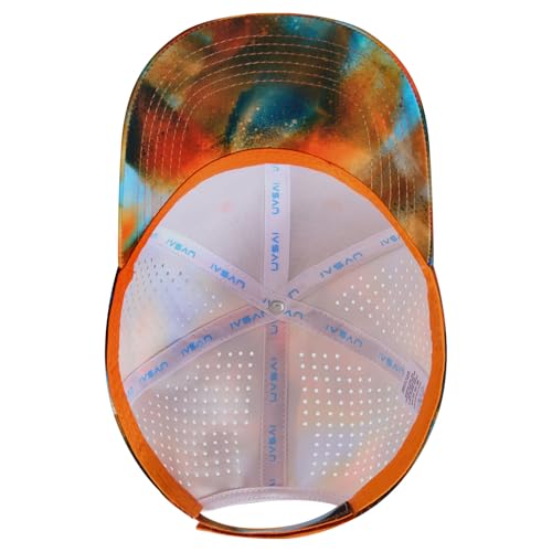 Image of UPF 50+ Performance Water Resistant Baseball Cap Lightweight Breathable Hat Golf Running Boat Hiking for Men Women