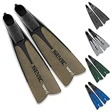 Seac Talent, Flossen zum Tauchen, Freitauchen und die Unterwasserjagd, Camo braun, 43/44