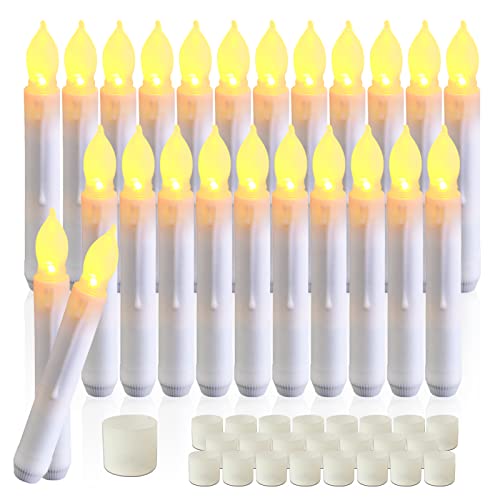 Raycare SGNBGL24ZS 24 Flameless Led Taper Candles Flickering cover