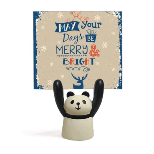 Mémo de Noël en forme de cerf et de neige pour centre de table