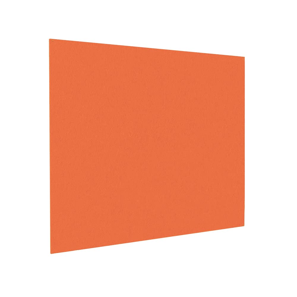 Frameless Notice Boards - Accent Colour Fabric - 1800mm x 1200mm - Orange — image 1