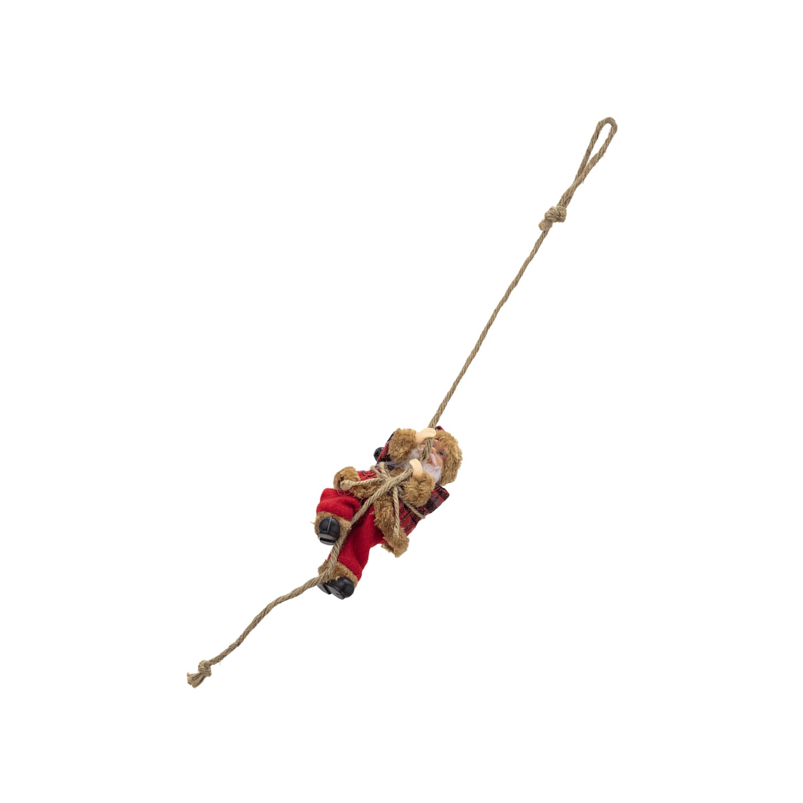 KAQNTUD Christmas Tree Hanging Decoration Santa Figure Resin Ornament for Holidays Party Decorations Indoor and Outdoor Christmas Tree Climbing Santa Claus