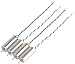 Makerfire 4pcs 8.5x20mm 15000KV Brushed Motors 1.0mm Shaft with Micro JST 1.25 2P Connector CW CCW 8520 Coreless Motors for Tello Tiny Whoop Tiny 8X RC Drone Quadcopter