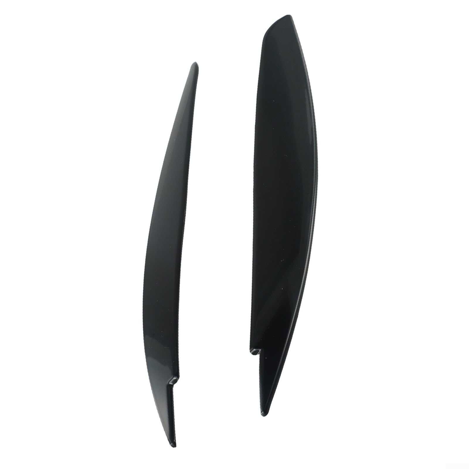 Pegatinas de plástico negro para cejas, faros delanteros, para BMW Serie 1 E87, E88, E81, E82, párpados, cejas 2008 – 2008 – 13