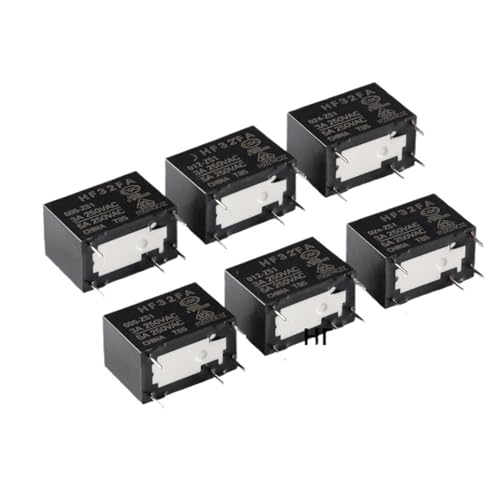 Relés miniatura HF32FA 012-ZS1 para reparar electrodomésticos y domótica