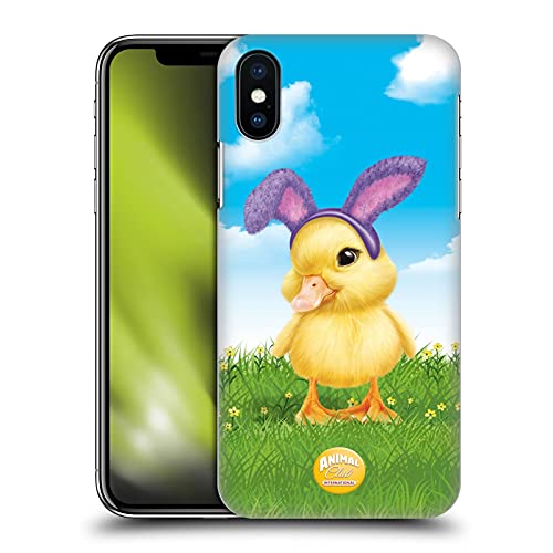 Coque arrière iPhone XS Canetons de Pâques - Cadeau idéal Animal Club International