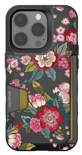 Smartish - Vintage Floral - iPhone 14 Pro Wallet Case - Wallet Slayer Vol 1 [Slim + Protective] Credit Card Holder - Fits iPhone 14 Pro